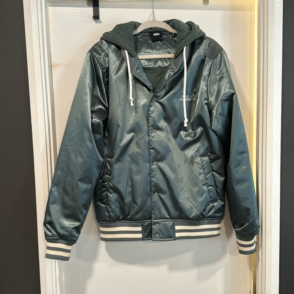 Kith satin bomber coat